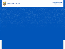 Tablet Screenshot of dohaacademy.net